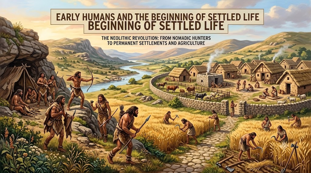 Early humans and the beginning of settled life