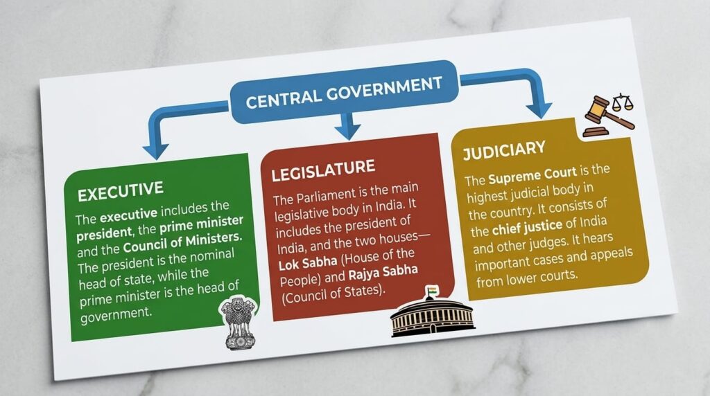 Structure of the Central Government
