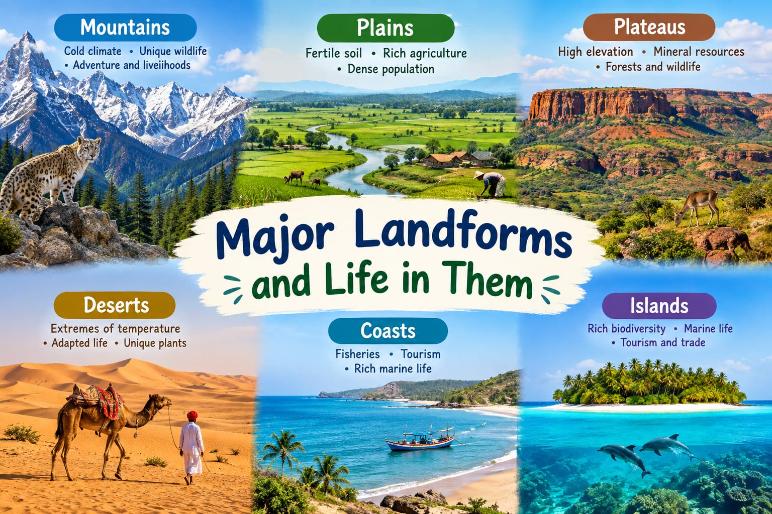 Major Landforms